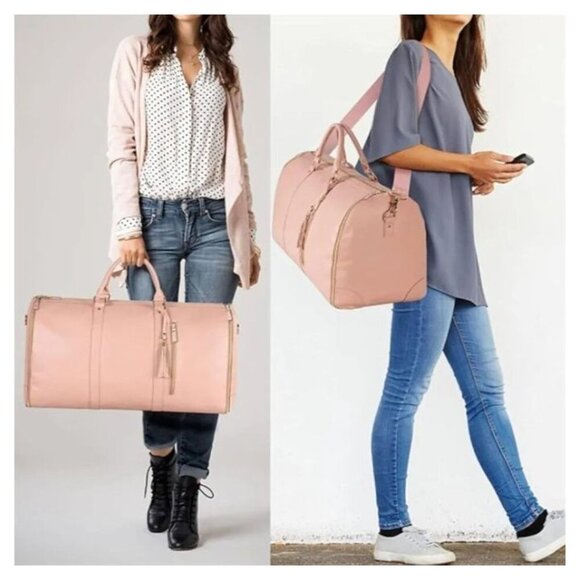 Luhxe Travel Bag Airline Approved Carry-On, Black, All-In-One Luxury Luggage Bag - Picture 11 of 14